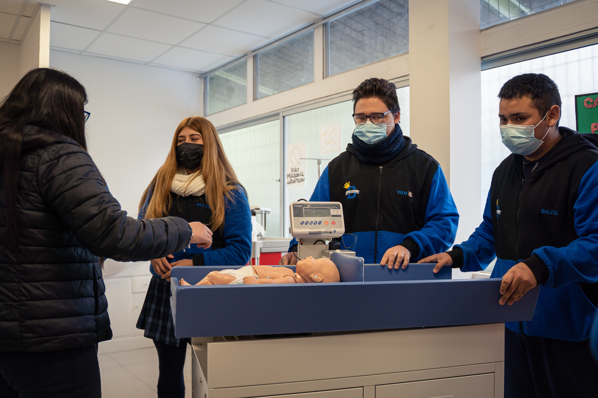 estudiantes de liceo polivalente de salamanca